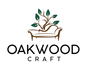 Transparent Oak Wood Craft BD Brand Logo oak wood craft BD brand logo with transparent background representing interior design and furniture solution