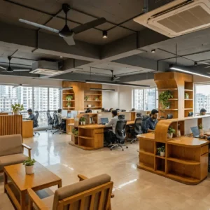 Office Interior Optimizing Per-Square-Foot Productivity
